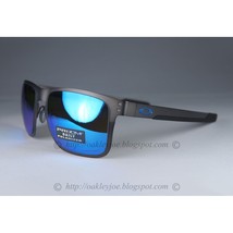 Oakley Holbrook Metal POLARIZED Sunglasses OO4123-0755 Gunmetal W/PRIZM Sapphire - £124.55 GBP