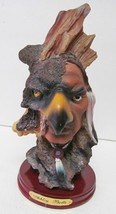 Ashley Belle Indian Warrior Hawk Eagle Resin Figure Figurine Sculpture Art 8.5&quot; - £31.62 GBP