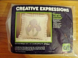 Creative Expressions Candle Quilting Kit 4113 Iris Whisper 14&quot; x 14&quot; Pil... - £12.65 GBP