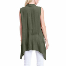 Fever Womens Sleeveless Blouse Shirt Top Size XX-Large Color White - £67.05 GBP