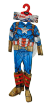 Captain America Halloween Costume Size Extra Small 3-4 Child New - $26.73