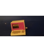 1989 Mattel Barbie Action Accents Barbie Doll Wind Up Computer Works - $219.33 MXN