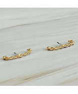 Chain C Shape Post Earrings - £11.04 GBP