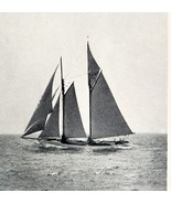 The Mohawk Yacht Sailboat Queen&#39;s Cup 1928 Race To Spain Nautical Print ... - $370.63 MXN