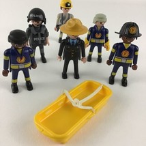 Playmobil Mini Figures Set Police Fire Rescue First Responders Emergency Geobra - $24.70