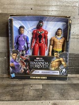 Black Panther Wakanda Forever Marvel Titan Hero Series Namor, Shuri &amp; Ironheart - £8.75 GBP