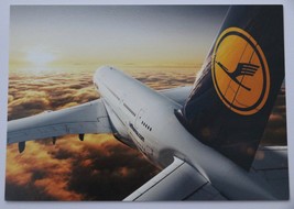 Lufthansa Airlines Postcard Airbus A380 Airline Post Card Airplane Germa... - £7.82 GBP