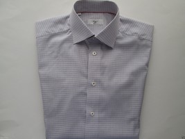 ETON Contemporary Fit Tattersall Spread Men Dress Shirt Brown 15.5-15.7 ... - £80.49 GBP