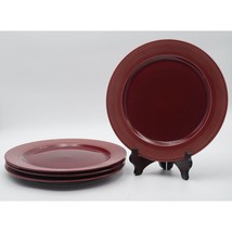 Vintage Johnson Brothers 12 3/8&quot; Red Charger / Service Plate Crafted In Portugal - £11.59 GBP