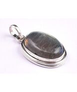 Handmade Sterling Silver Labradorite Gemstone Women Pendant Necklace PS-... - $101.22+