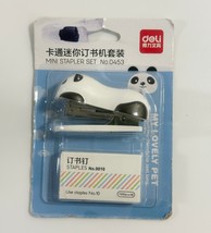 Panda Mini Stapler 20 Sheets Capacity with Staples For Office Home Class... - $148.19 MXN