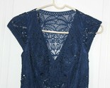 Sue Wong Nocturne Blue Embellished Sleeveless Dress Size Women&#39;s 2 - £38.75 GBP