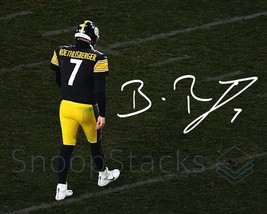 Ben Roethlisberger &quot;Big Ben&quot; Signed  8x10 Glossy Photo RP Autograph Signature Un - £13.58 GBP