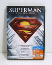SUPERMAN: 5 Film Collection (DVD, 2013, 5-Disc Set) Christopher Reeve Sealed - £7.95 GBP
