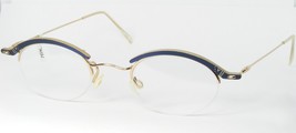 MIKADO 529 386 Blau/Gold Brille Metall Rahmen 46-18-140mm Deutschland - £53.58 GBP