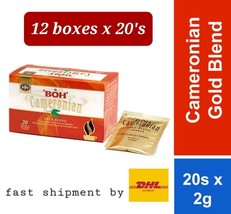 Boh Tea  Cameronian Gold Blend 12 boxes x 20 Tea Bags,40g- shipment by DHL Expr - £93.01 GBP