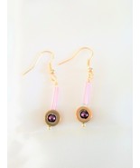 Purple Pearl Dangle Earring - $10.00