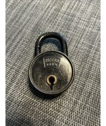 Vintage RECORD D.R.G.M. Padlock ~ No Key ~ Decorative Collectible - $27.71