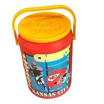 Kansas City Football Chiefs Vintage 1990’s 21” Can Cooler Rare Hard To Find KC - £30.85 GBP
