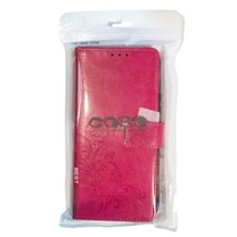 NEW Samsung Galaxy A54 5G Red Faux Leather Flip Wallet Case Card Cover Stand - £8.24 GBP