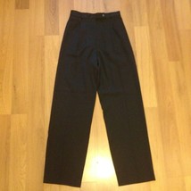 J. JILL Women&#39;s Pants Black Wool Blend Straight Leg Pants Size 4 X 31 NWOT - $28.71