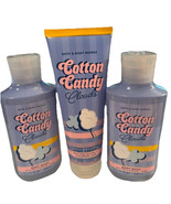 3 Pc Bath &amp; Body Works COTTON CANDY CLOUDS Two Body Wash &amp; Hydrating Bod... - $648.70 MXN