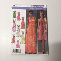 Simplicity 4577 Size 4-10 Misses&#39; Design Your Own Evening Dress - £10.25 GBP