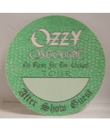 OZZY OSBOURNE - VINTAGE ORIGINAL CONCERT TOUR CLOTH BACKSTAGE PASS - $10.00