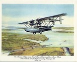 Pan American Menu 1st Flight 1929 Canal Zone From Miami Sikorsky S-38 Li... - £17.11 GBP
