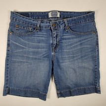 Signature Levi Strauss Modern Bermuda Jean Shorts Size 18 Stretch Casual Juniors - £12.55 GBP