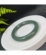 Natural Certified Green Pale Blue Hetian Nephrite Jasper Bangle 58MM - $454.99