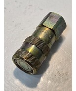 Parker Flat Face Hydraulic Quick Coupler FF-371-8F0 | 3000 PSI  1/2&quot;-14 ... - $82.27 CAD