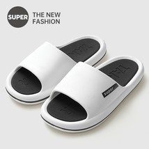 Women Outside Slippers Summer Runway Shoes Black White 44-45(fit 43-44) - £15.04 GBP