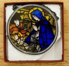 Winged Heart Scotland Madonna Child Christian Glass Window Ornament Sun ... - €16,09 EUR