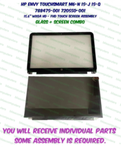 720549-001 HP Envy 15-j007AX 15T-J100 15T-Q100 LCD Display Touch Screen Assembly - £83.91 GBP