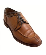 JOSEPH ABBOUD Shoes Stevenson Cognac Leather Oxfords Dress Shoe Men&#39;s Si... - £28.15 GBP