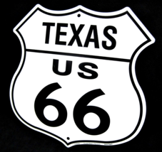 ROUTE 66 Shield Texas - *US MADE* Embossed Sign - Man Cave Garage Bar Wa... - £15.18 GBP