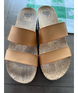 Women’s Reef Cushion Vista Hi Sandals Slides In Natural Size 10 - $371.28 MXN
