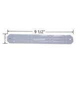 Package of 10 - Aluminum Downspout Strap - 2&quot; x 3&quot; White - $17.69