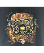 Harley Davidson North Carolina Charlotte Medium Graphic T Shirt Skull Wi... - $23.38