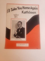 I&#39;ll Take you Home Again Kathleen by Westendorf  Vintage 1935 Sheet Music - £7.40 GBP