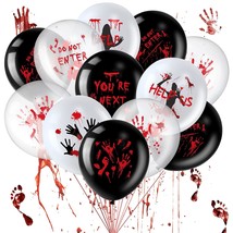 45 Pcs Scary Halloween Balloons 12 Inches Bloody Balloons Eye Blood Splatter Dec - £14.94 GBP