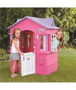 Cape Cottage House, Pink - Pretend Playhouse for Girls Boys Kids 2-8 Yea... - $118.43