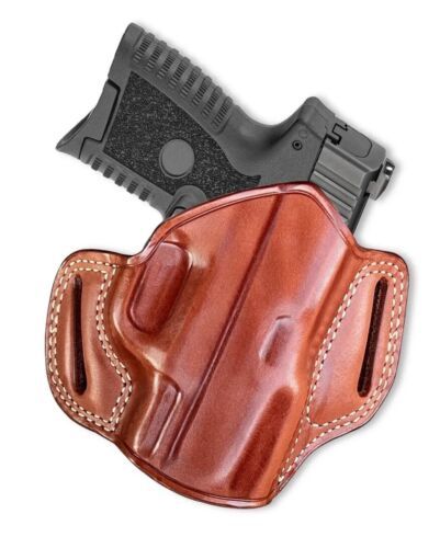 Fits Kahr Arms CM9 3”BBL Leather Belt Holster #1120# RH - $54.44
