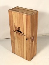 Cantina Del Oliva Olio &amp; Vino Aceto Solido Legno Presentazione Box Craft... - £31.36 GBP