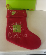 Holiday  Santa Design CHRISTMAS STOCKING - £11.21 GBP