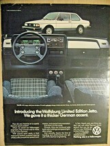 1983 VW Wolfsburg Limited Edition Jetta magazine ad - $2.97