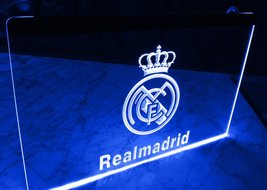 Real Madrid Illuminated Led Neon Sign Home Decor, Room, Lights Décor Craft Art - £20.77 GBP+