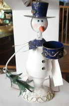 9&quot; Snowman Tealight Holder - $12.00