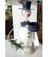 9&quot; Snowman Tealight Holder - $16.46 CAD